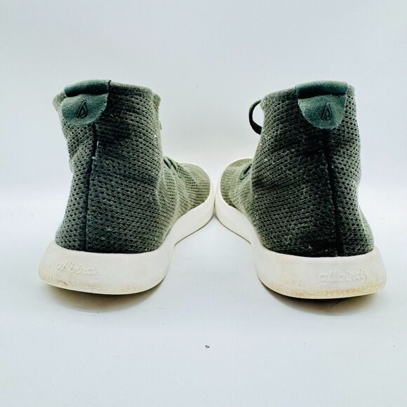 Allbirds Shoes Womens 10 Green Tree Toppers High Top Sneakers Comfort Casual - Picture 8 of 11